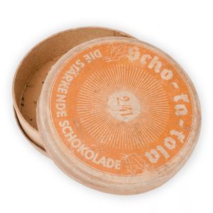 AMA5 Scarce cardboard version of the Scho-ka-kola chocolate ration container …