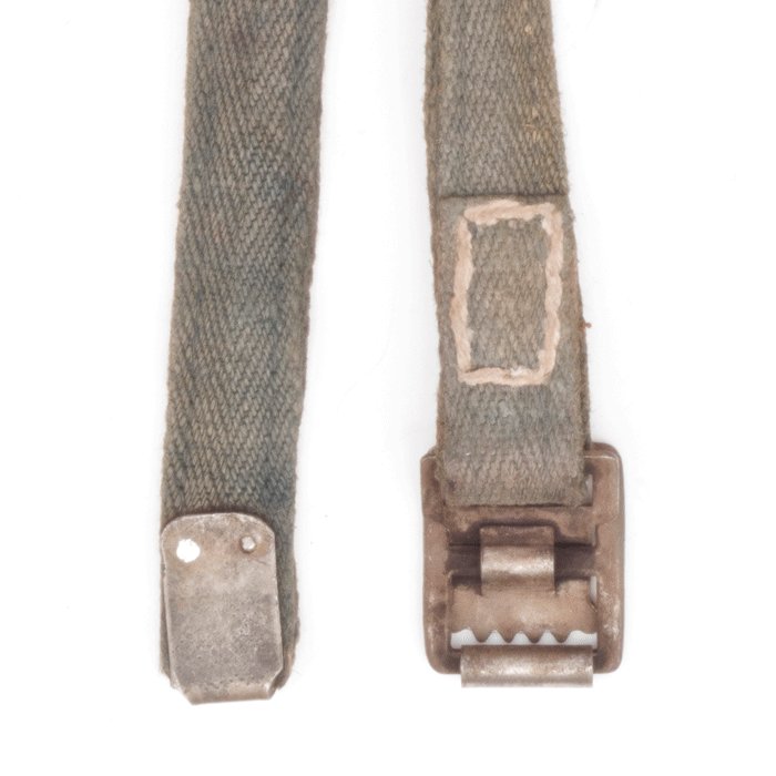 MCA28 Luftwaffe blue webbed equipment strap with metal fittings — image 4