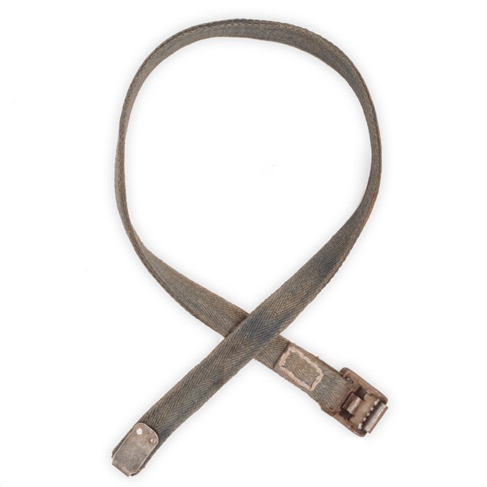 MCA28 Luftwaffe blue webbed equipment strap with metal fittings — image 5