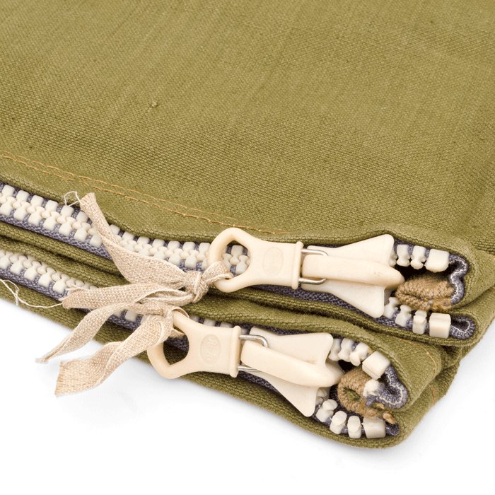 AMS06 Unissued set of Luftwaffe stick grenade bags with white plastic zippers — image 6