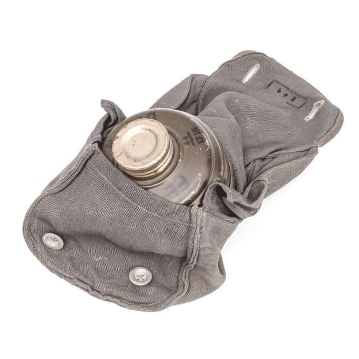 1A2P Luftwaffe spare gas mask filter and carrying pouch — image 2