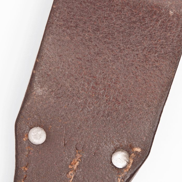 MCA37 Brown leather Luftwaffe 98k bayonet frog — image 7