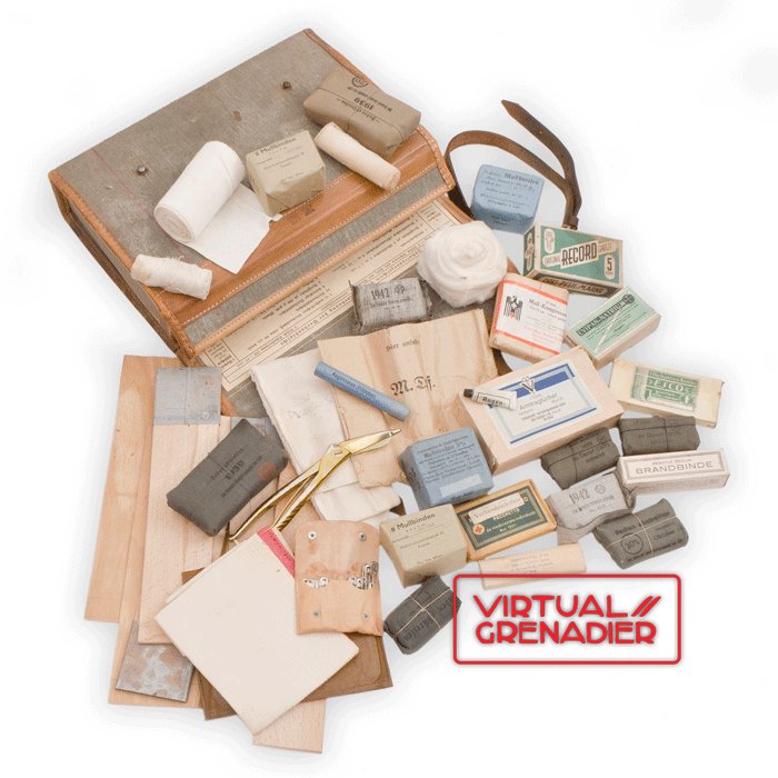 MCA35 Complete 1943 dated medical kit for military ambulance — image 2