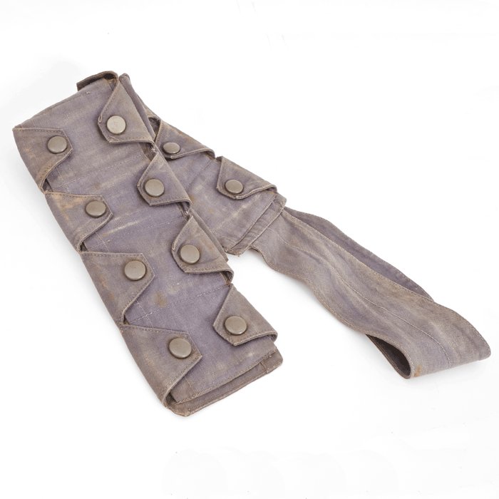 MCA52 Early blue Luftwaffe Fallschirmjäger K98 bandolier with angled flaps — image 3