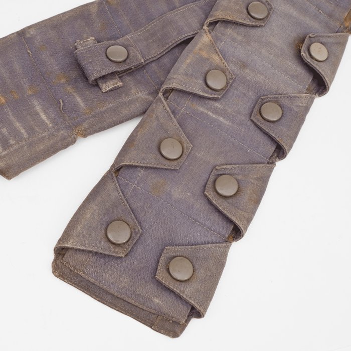 MCA52 Early blue Luftwaffe Fallschirmjäger K98 bandolier with angled flaps — image 4