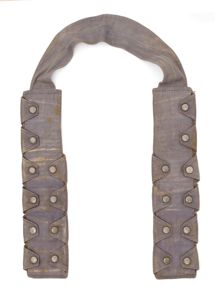 MCA52 Early blue Luftwaffe Fallschirmjäger K98 bandolier with angled flaps