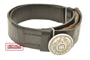 HBB11 SS officer's belt and aluminum buckle