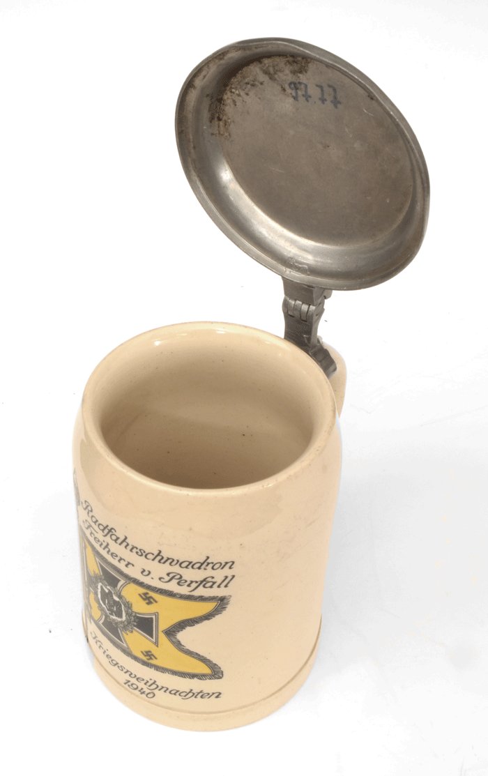 TPA4 Commemorative half liter stein with Kavallerie standarte motif — image 11