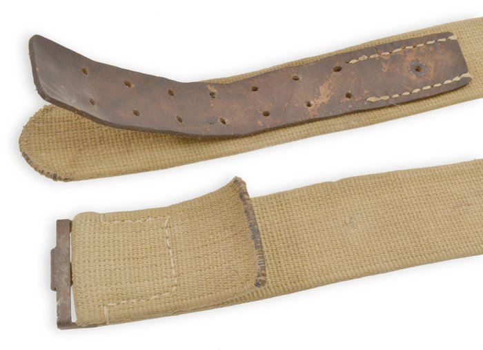 BBA1 Luftwaffe tropical webbed belt with tabbed aluminum buckle — image 5