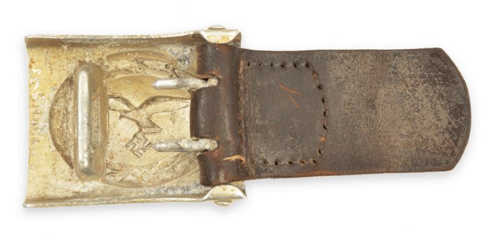 BBA1 Luftwaffe tropical webbed belt with tabbed aluminum buckle — image 7