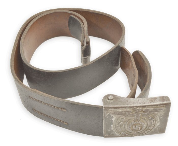 SBA1 Waffen SS EM steel belt buckle and belt — image 4