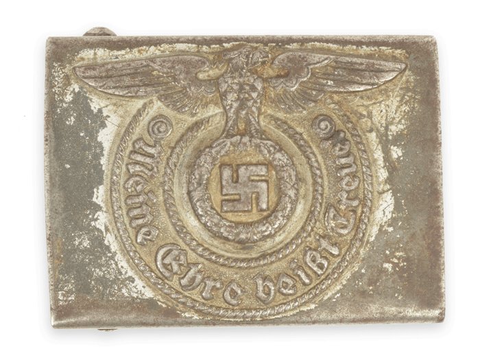 SBA1 Waffen SS EM steel belt buckle and belt — image 7
