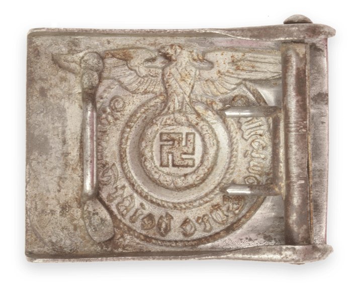 SBA1 Waffen SS EM steel belt buckle and belt — image 8