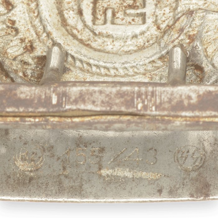 SBA1 Waffen SS EM steel belt buckle and belt — image 9