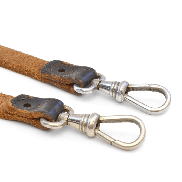 AMC2 Lanyard in black leather commonly used for the Luftwaffe aircrew gravity knife — image 4