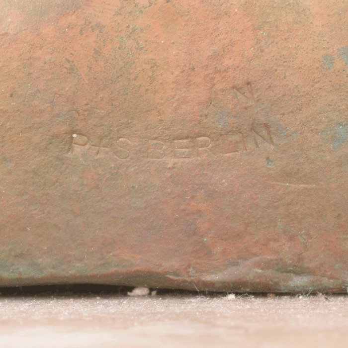 HPA1 Heroic helmeted bronze figure with marble base — image 13