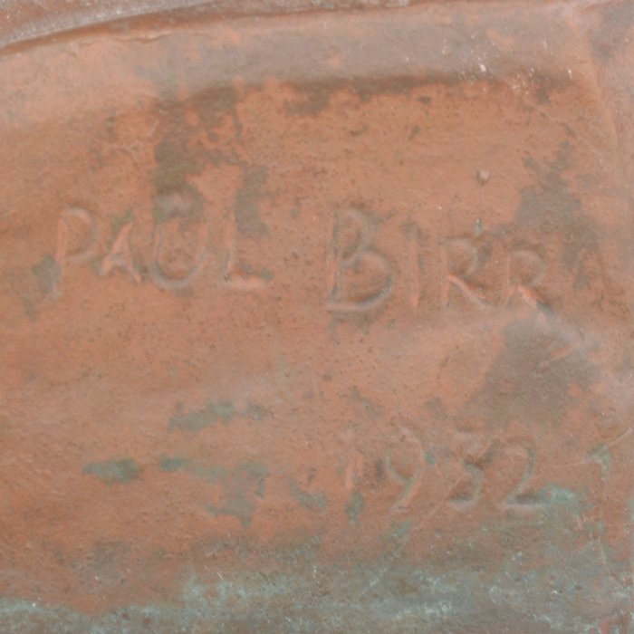 HPA1 Heroic helmeted bronze figure with marble base — image 14