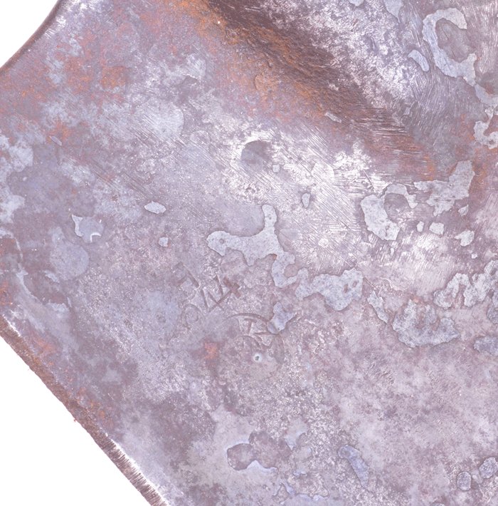 AMS037 Straight handle entrenching tool with maker marked carrier — image 8