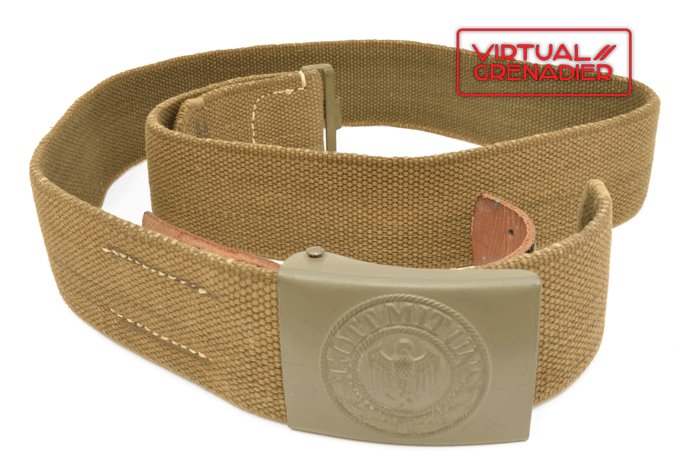 PJ1 Heer EM/NCO tropical belt and buckle — image 2