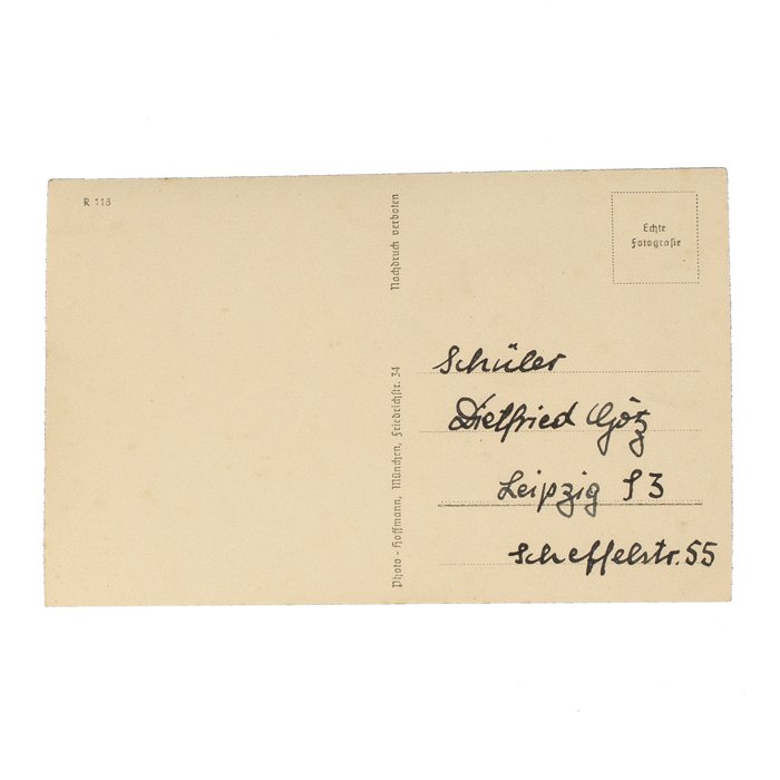 SAF35 Wartime signed postcard of Heer Brillantenträger Generalmajor Schulz — image 6