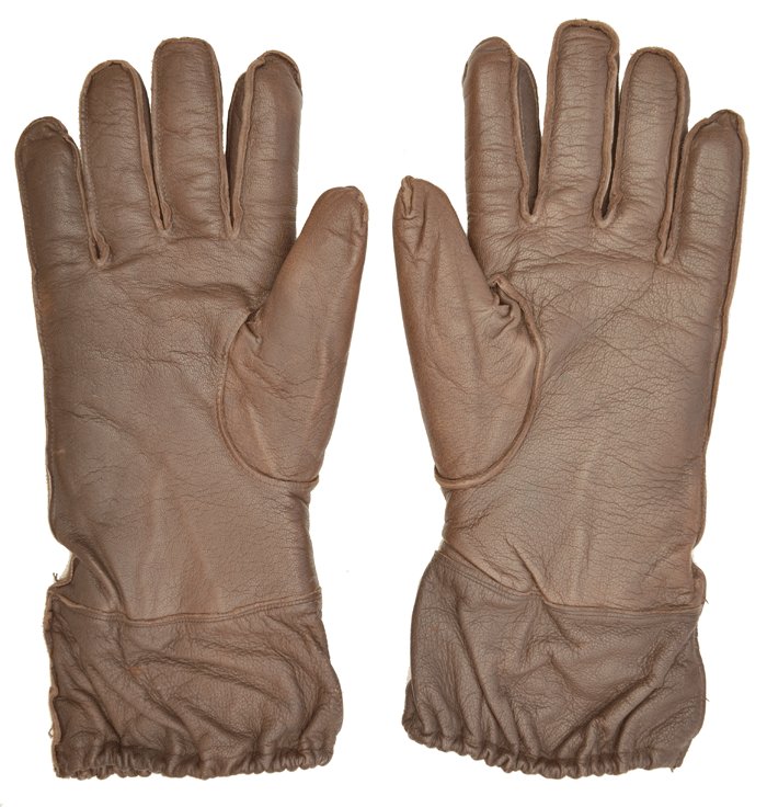 HGS4 Matching pair of Fallschirmjäger lined leather gauntlets — image 4