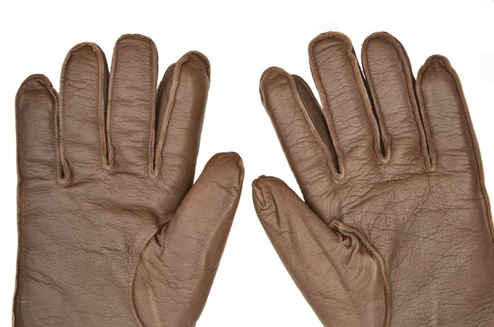 HGS4 Matching pair of Fallschirmjäger lined leather gauntlets — image 5