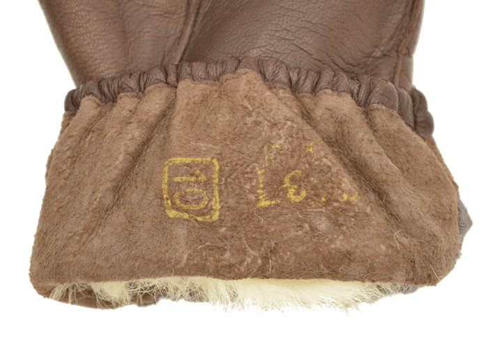 HGS4 Matching pair of Fallschirmjäger lined leather gauntlets — image 8