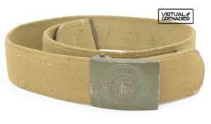 HA018 Heer EM tropical belt and buckle