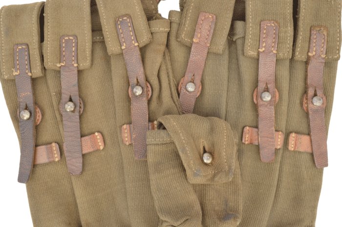 BCU5 Matching pair of MP38/40 pouches with brown leather components — image 3