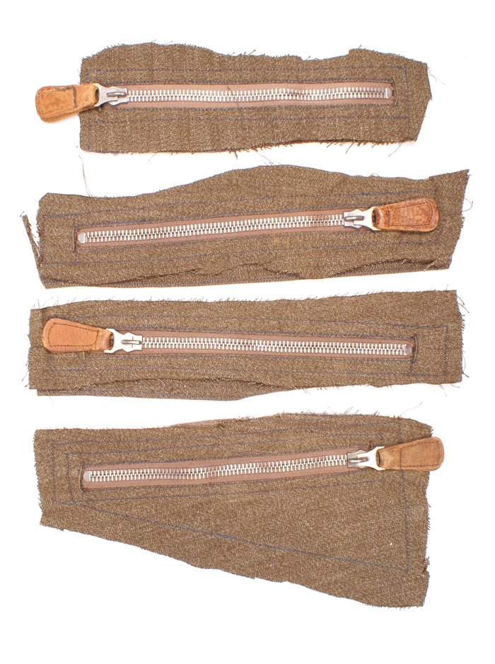 CU048 Complete original replacement zipper set useable for Fallschirmjäger jump smock — image 2