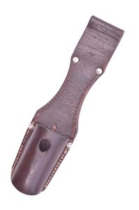Brown leather Luftwaffe K98 bayonet frog