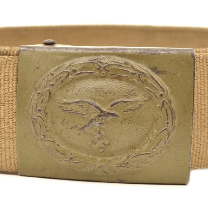 Luftwaffe tan tropical belt and buckle — image 3