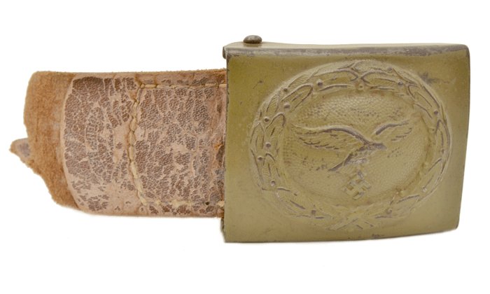 Luftwaffe tan tropical belt and buckle — image 4
