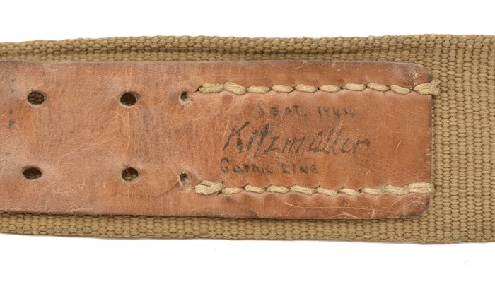 Luftwaffe tan tropical belt and buckle — image 7