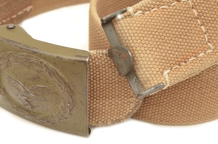 Luftwaffe tan tropical belt and buckle — image 6