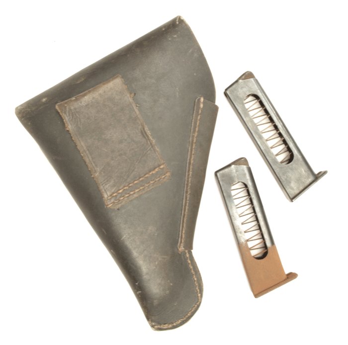 NMA4 Black leather holster for a small frame automatic pistol — image 5