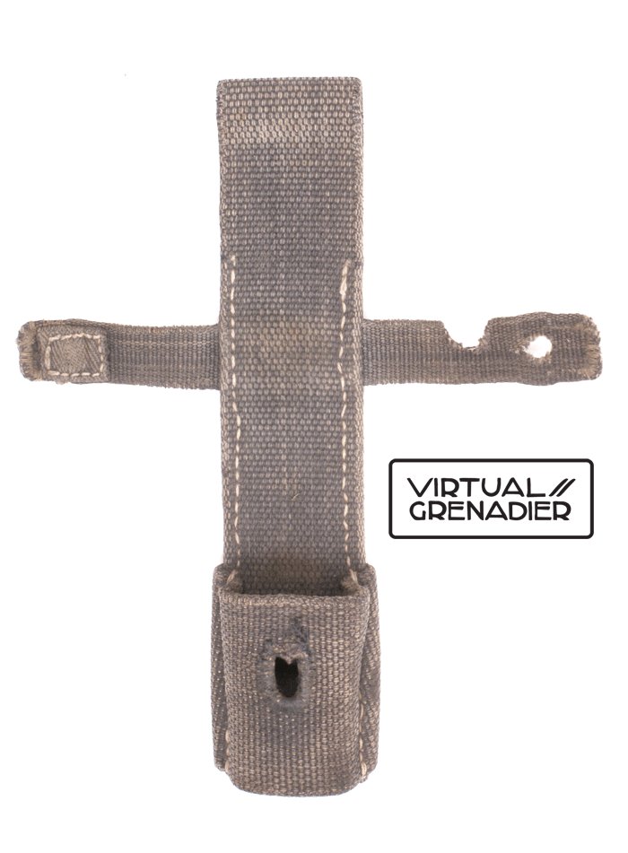 Blue Luftwaffe canvas 98k bayonet frog — image 2