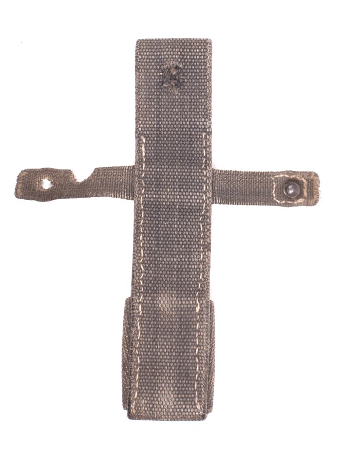Blue Luftwaffe canvas 98k bayonet frog — image 3