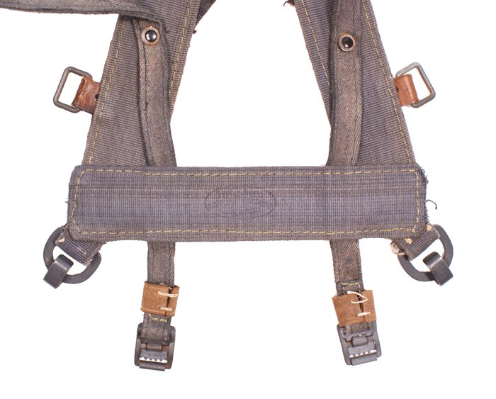 Luftwaffe assault pack A-frame with blue battle bag — image 6