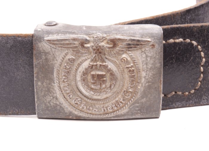 Waffen SS EM leather belt and buckle — image 3