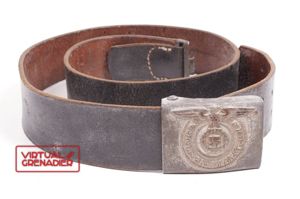Waffen SS EM leather belt and buckle