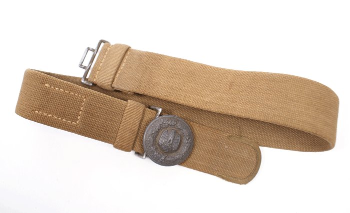 Heer officer's tropical belt and buckle — image 3
