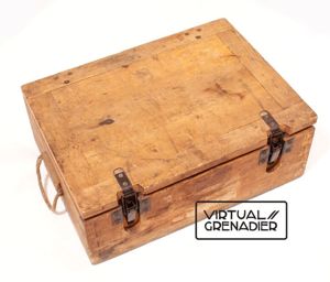 Heavy wooden metal lined box