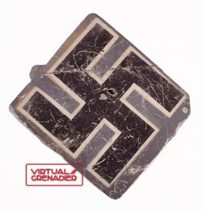 Swastika cut from Bf109