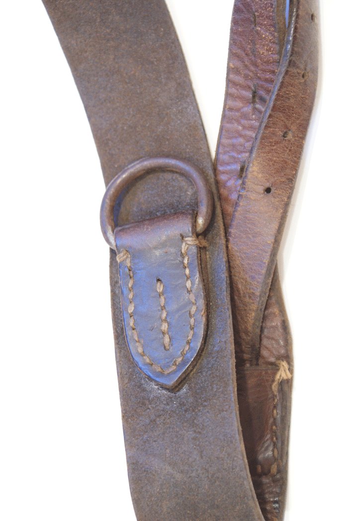 Leather Y equipment support straps — image 4
