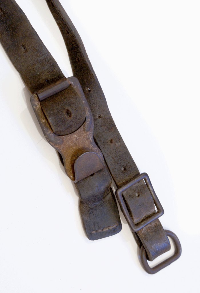 Leather Y equipment support straps — image 8
