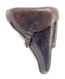 Hard shell leather P08 holster