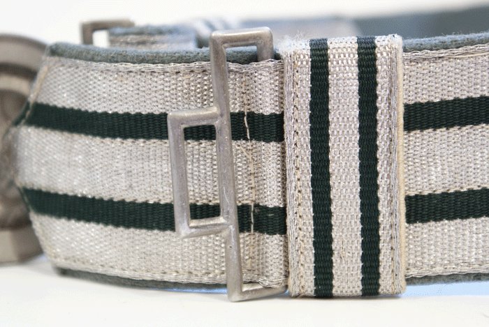 Heer officer's brocade belt and buckle — image 5