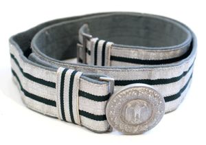 Heer officer's brocade belt and buckle