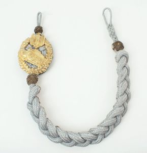 Heer Marksmanship Lanyard for Panzertruppen - Grade 9
